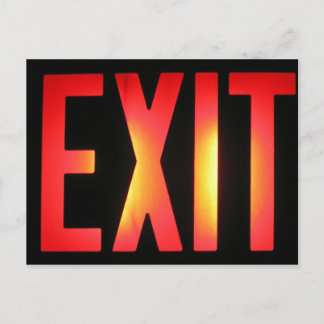 Exit Postcard