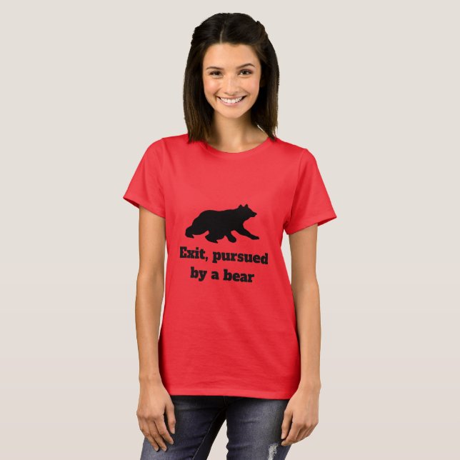 Exit, Pursued by a Bear - Shakespeare Shirt (Front Full)