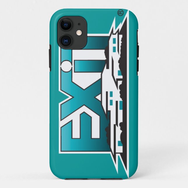 Exit Realty Iphone 5 case - teal (Back)