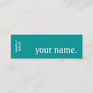 Exit Realty Simply Sold. Skinny Business Card