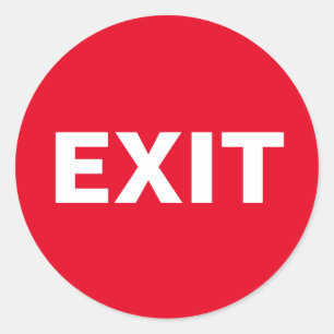 Exit Sticker