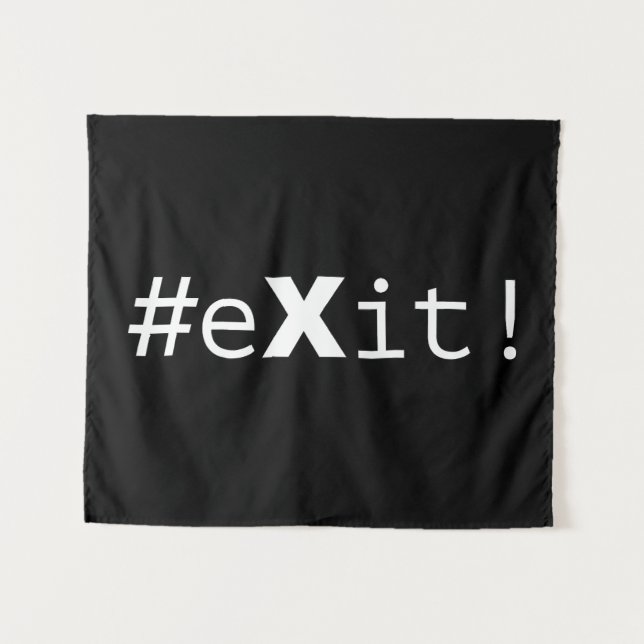 #eXit! Tapestry (Front (Horizontal))