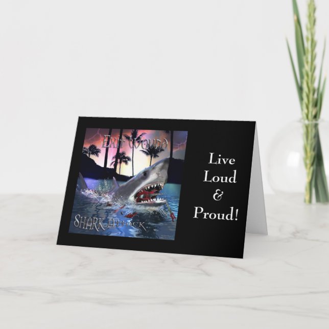 Exit Wound Shark Attack - Cover Art Card  (Front)