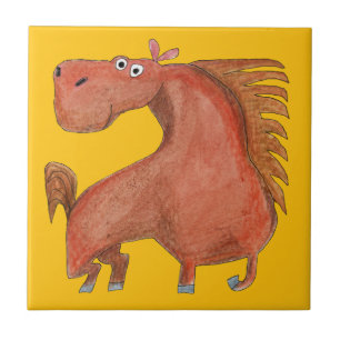 Exited Horse Tile