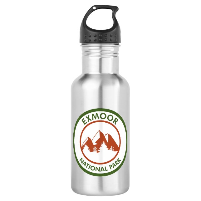 Exmoor National Park 532 Ml Water Bottle (Front)
