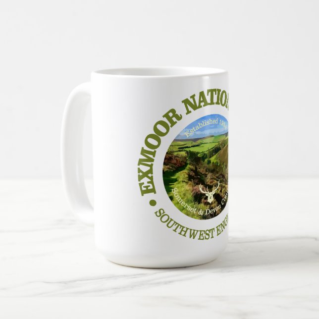 Exmoor National Park Coffee Mug (Front Left)