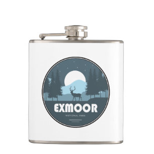 Exmoor National Park Deer Hip Flask