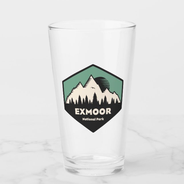 Exmoor National Park Glass (Front)