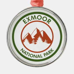Exmoor National Park Metal Tree Decoration