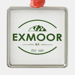 Exmoor National Park Metal Tree Decoration