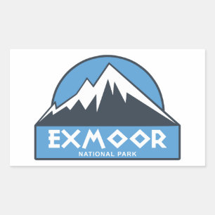 Exmoor National Park Rectangular Sticker