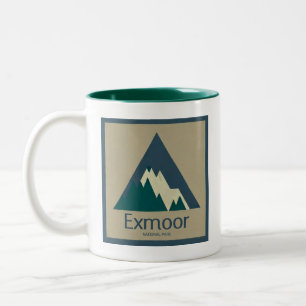 Exmoor National Park Rustic Two-Tone Coffee Mug