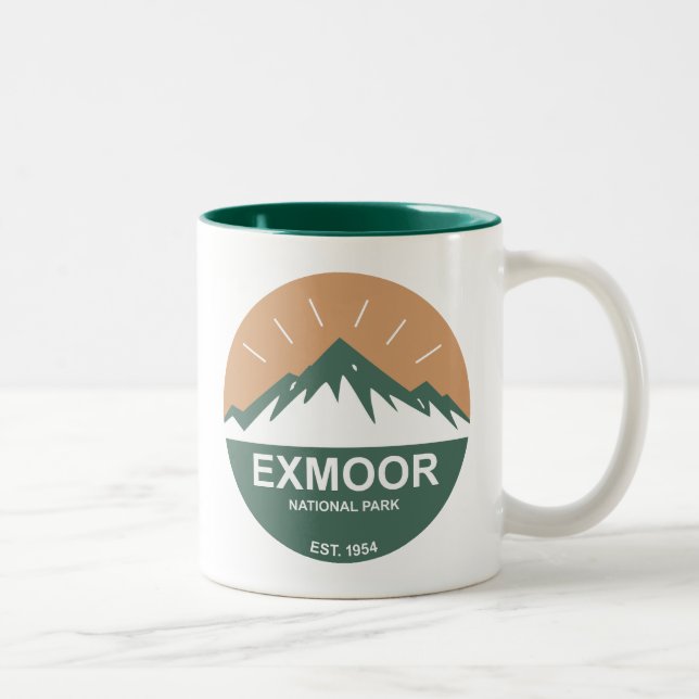 Exmoor National Park Two-Tone Coffee Mug (Right)