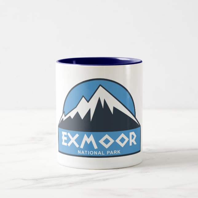 Exmoor National Park Two-Tone Coffee Mug (Center)