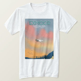 Exmoor National park vintage style travel poster T-Shirt