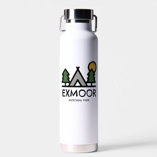 Exmoor National Park Water Bottle (Front)