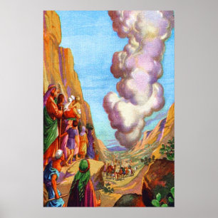 Exodus 13:17-22 God Leads in a Pillar of Cloud Poster