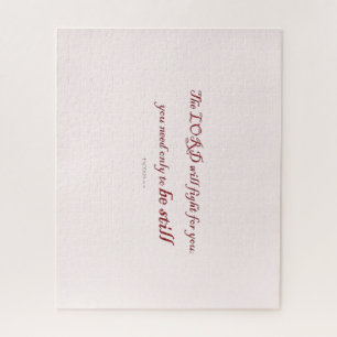 Exodus 14:14, The LORD will fight for You, Jigsaw Puzzle