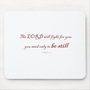 Exodus 14:14, The LORD will fight for You, Mouse Mat
