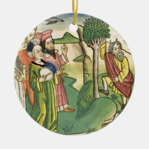Exodus 15 1-19 The Song of Moses, from the 'Nuremb Ceramic Tree Decoration