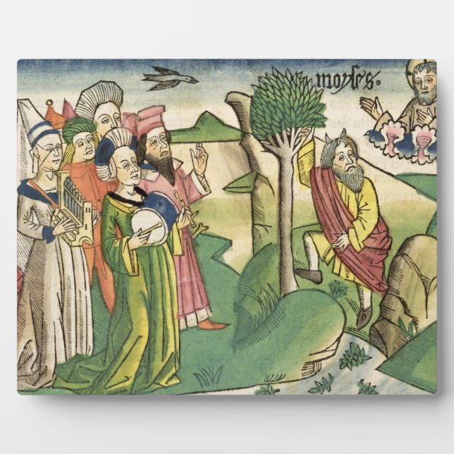 Exodus 15 1-19 The Song of Moses, from the 'Nuremb Plaque (Front)