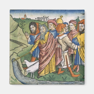 Exodus 17 1-7 Moses makes the water flow from the Magnet