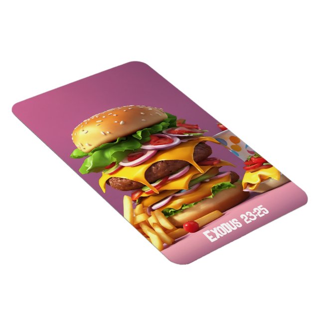 Exodus 23:25- magnet (Right Side)