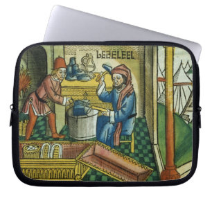 Exodus 31 2-8 Bezalel and Oholiab making the Ark o Laptop Sleeve