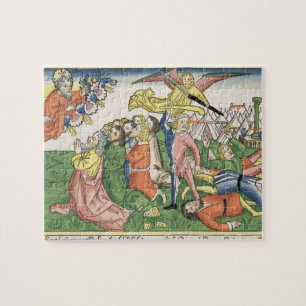 Exodus 32 15-23 Moses breaking the stone tablets, Jigsaw Puzzle