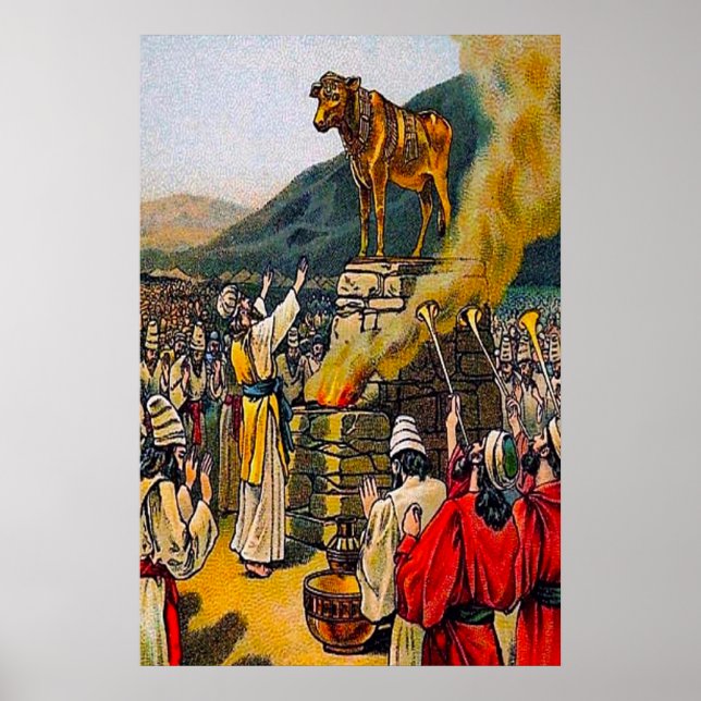 Exodus 32 The Sin of Idol Worship poster (Front)