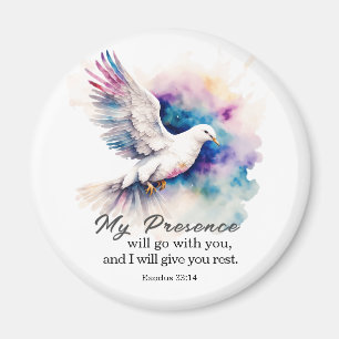 Exodus 33:14 My Presence will go with you Bible  Magnet