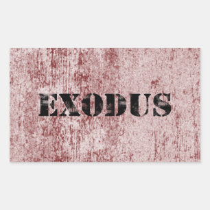 Exodus 6 rectangular sticker