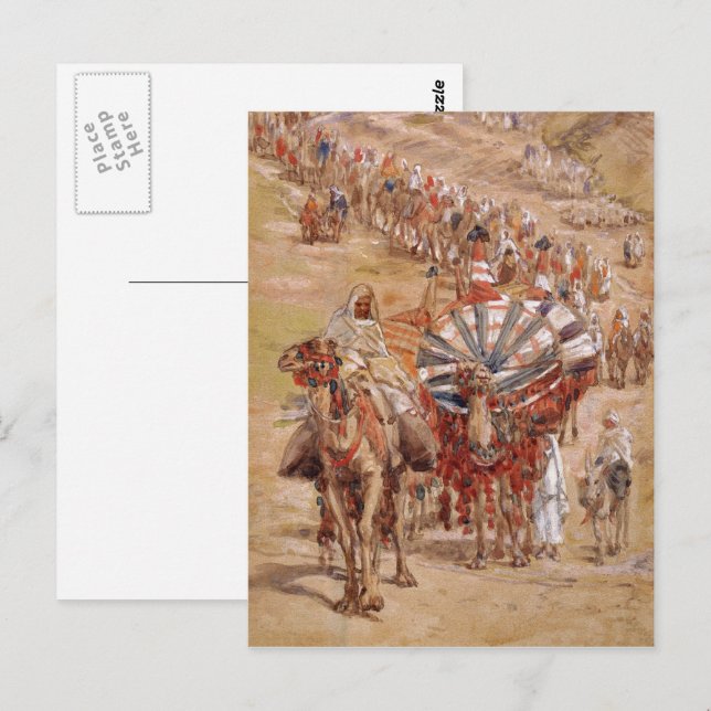 Exodus from Egypt. Passover Fine Art  Postcard (Front/Back)