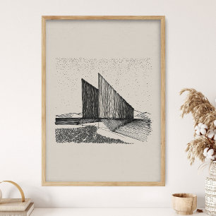 Exodus Print, Parting of Red Sea, Moses Bible Stor Poster