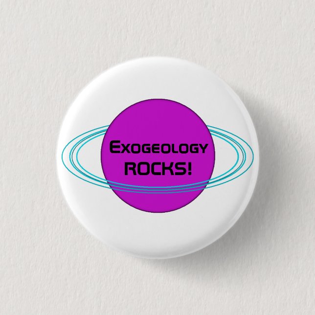 ExogeologyROCKS! 3 Cm Round Badge (Front)
