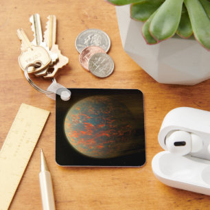 Exoplanet 55 Cancri E And Its Molten Surface Key Ring