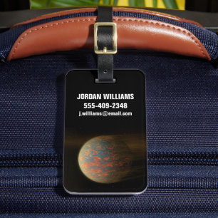 Exoplanet 55 Cancri E And Its Molten Surface Luggage Tag