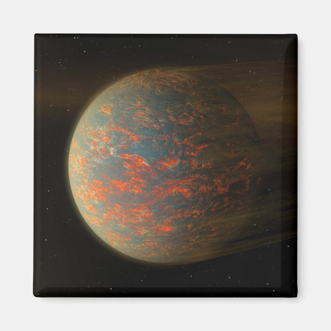 Exoplanet 55 Cancri E And Its Molten Surface Magnet (Front)