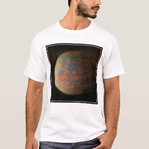 Exoplanet 55 Cancri E And Its Molten Surface T-Shirt