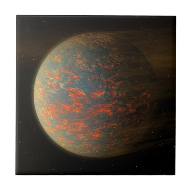 Exoplanet 55 Cancri E And Its Molten Surface Tile (Front)