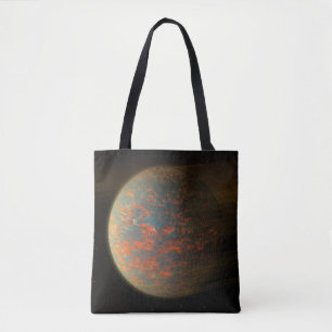 Exoplanet 55 Cancri E And Its Molten Surface Tote Bag