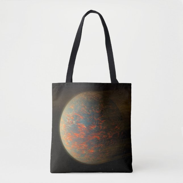 Exoplanet 55 Cancri E And Its Molten Surface Tote Bag (Front)