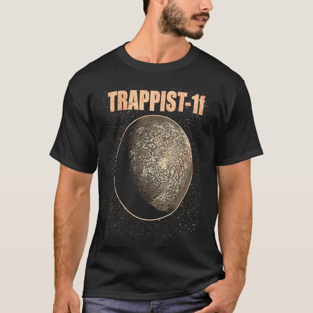 Exoplanet Extrasolar Planet Trappist 1f Astronomy  T-Shirt (Front)