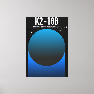 exoplanet K2-18b  Canvas Print