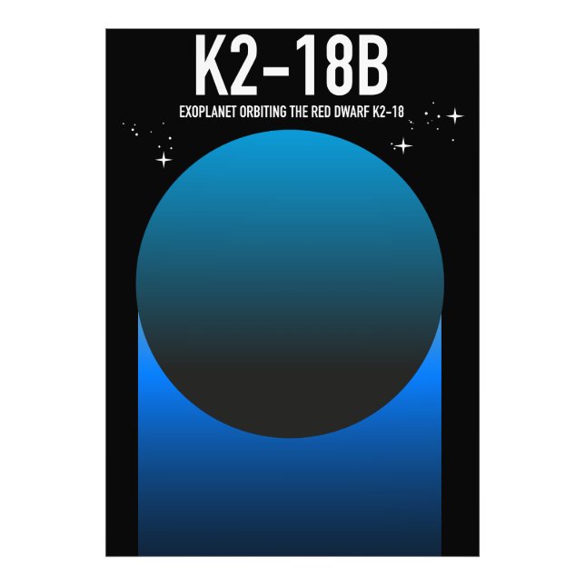 exoplanet K2-18b  Photo Print (Front)