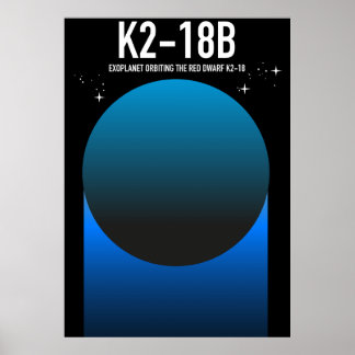 exoplanet K2-18b  Poster