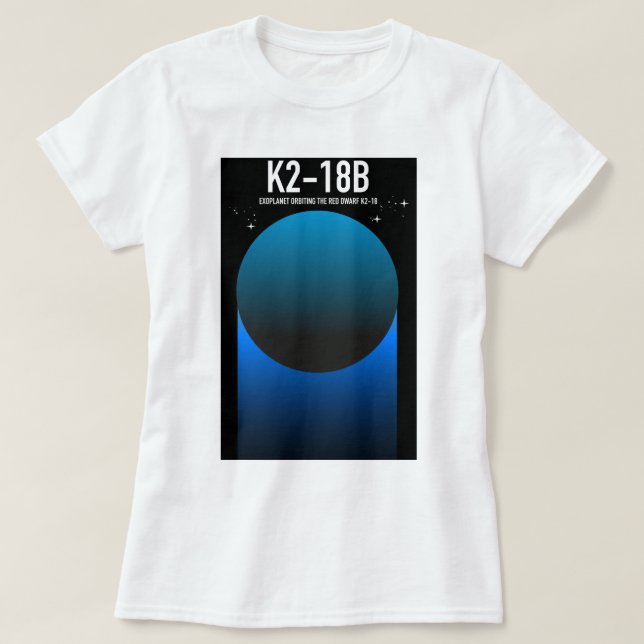 exoplanet K2-18b  T-Shirt (Design Front)
