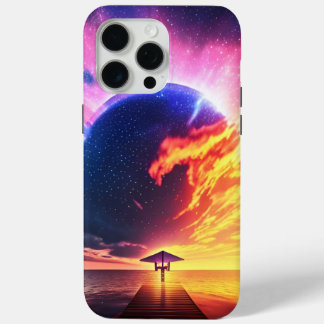 exoplanet ocean sunset landscape case