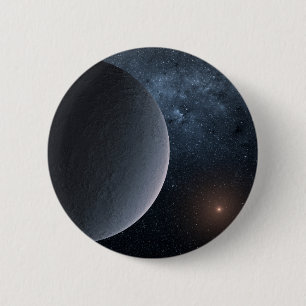 Exoplanet Ogle-2016-Blg-1195lb Orbits A Small Star 6 Cm Round Badge