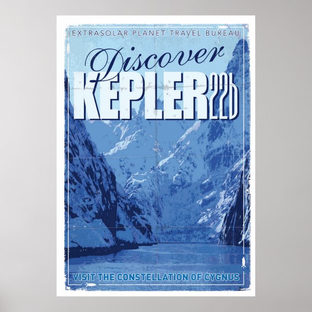 Exoplanet Travel KEPLER 22b Poster (Front)